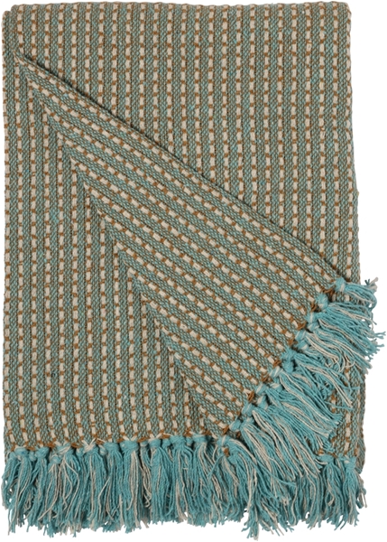 Au Maison Badetuch  Saunatuch Hamamtuch Türkis Gold  aus Baumwolle 140x180 cm 