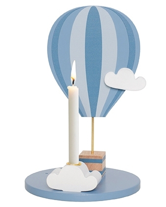 Jabadabado Geburtstagsdekoration / Heißluftballon / Blau 