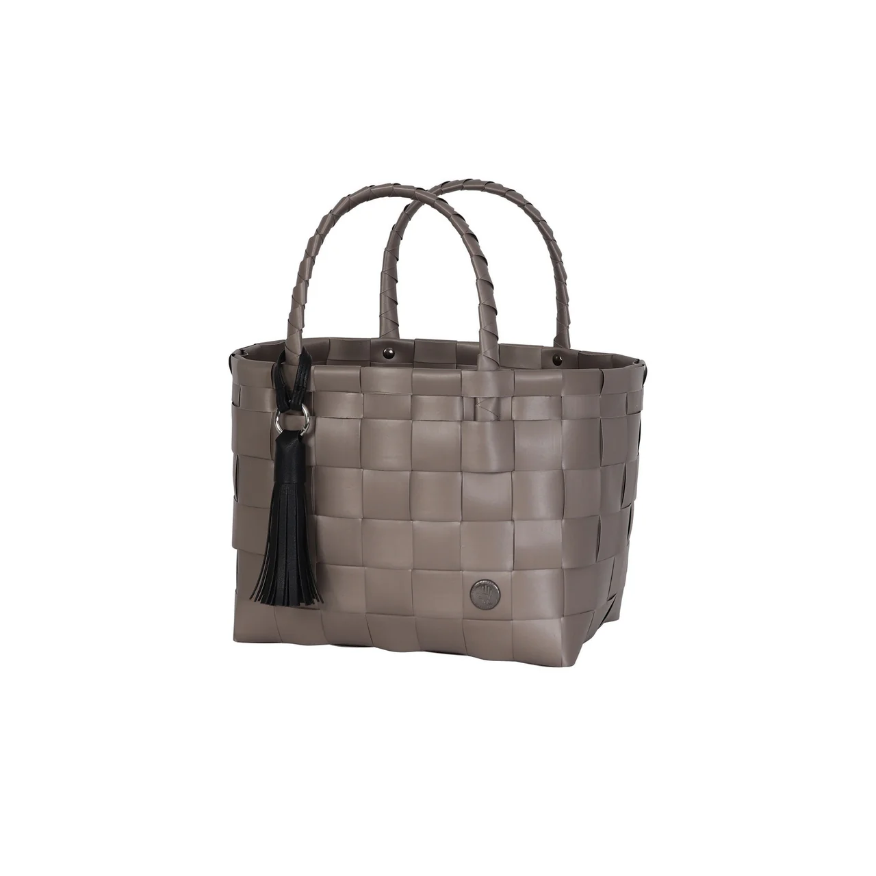 Handed By Mini Paris - Mini Shopper Liver Braun mit Tassel Anhänger 