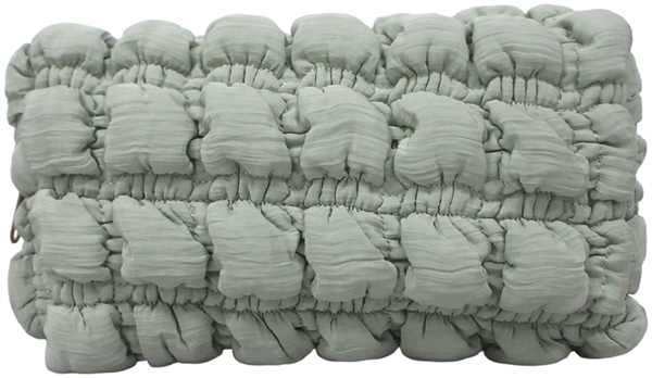 Au Maison Kosmetiktasche gesteppt Mintgrün 18x9x10 cm