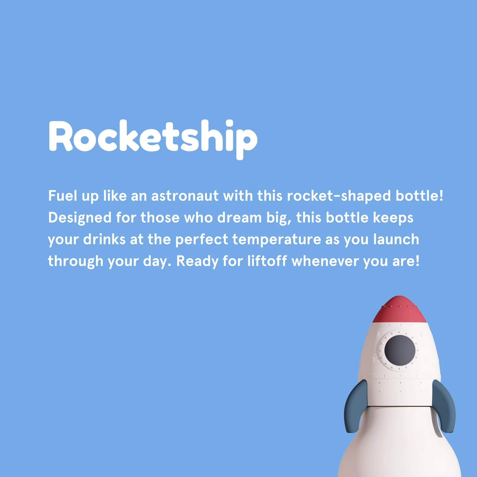 Bestie by Asobu Rocketship Bestie Bottle - Trinkflasche 