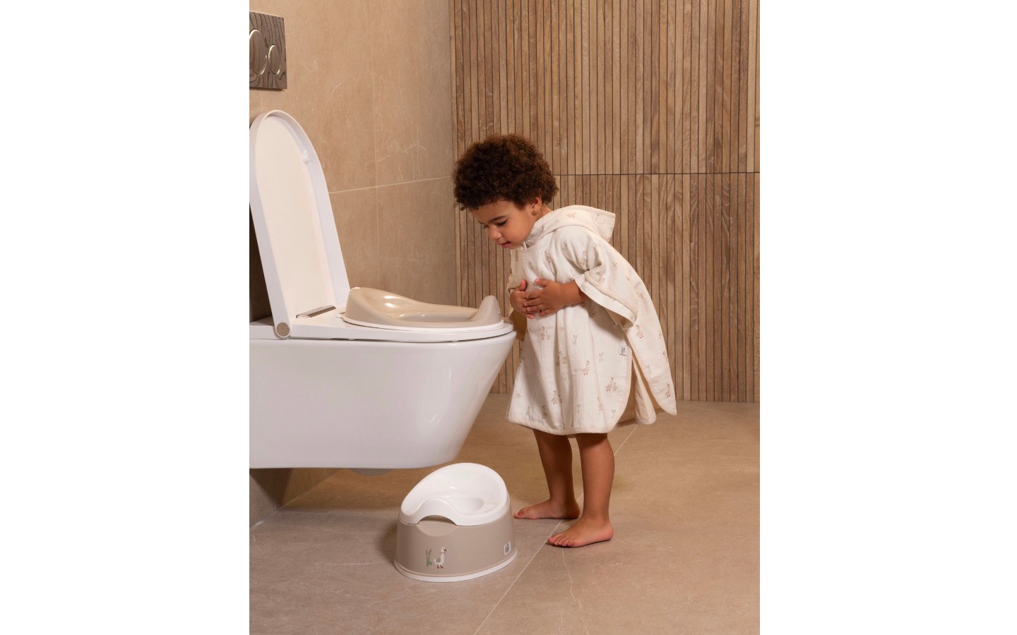 Bebe-Jou Toiletverkleiner Soft Spring Gänse Motiv