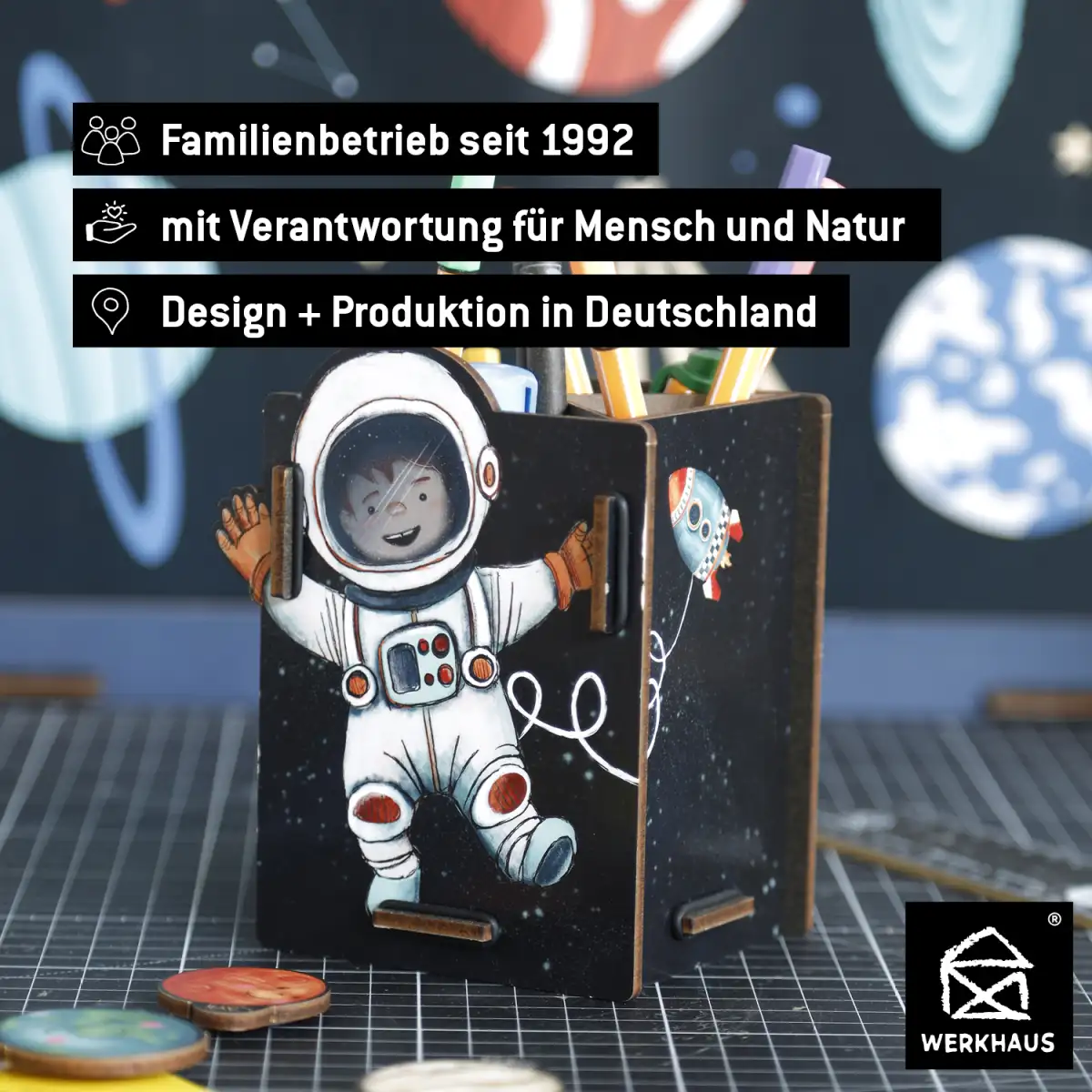 Werkhaus Stiftebox Astronaut