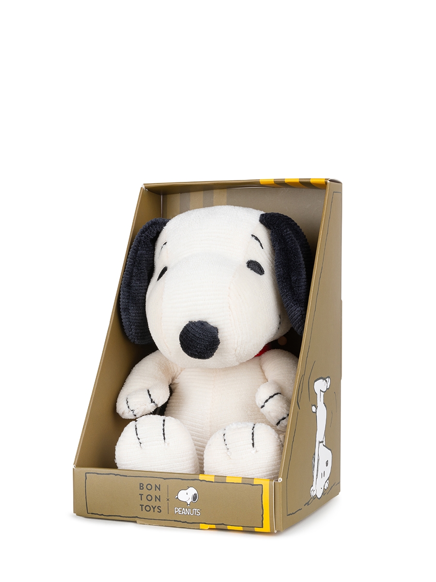 Bon Ton Toys Snoopy Corduroy von Peanuts aus Cord Cream mit Geschenkbox