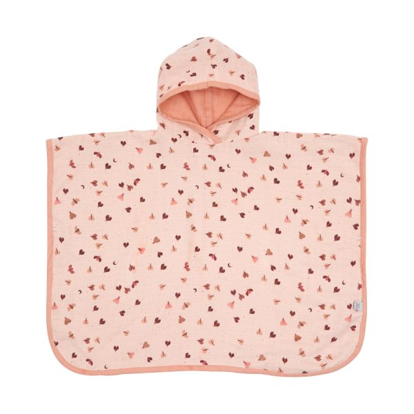 Bebe-Jou Baby Badeponcho aus Musselin Sweet Butterfly Motiv Schmetterling