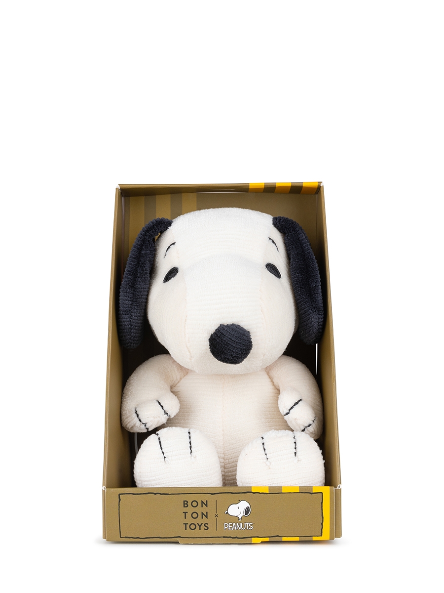 Bon Ton Toys Snoopy Corduroy von Peanuts aus Cord Cream mit Geschenkbox