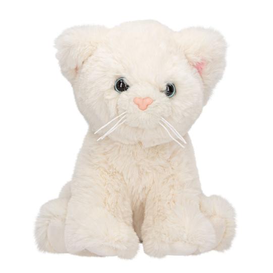 Depesche TOPModel Plüsch Katze weiß 16 cm 