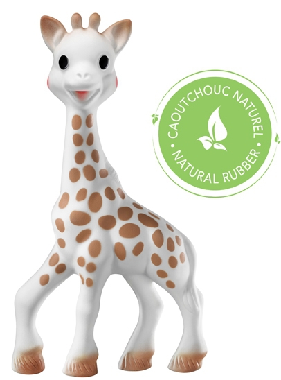 Sophie la girafe im Geschenkkarton weiss - Naturkautschuk