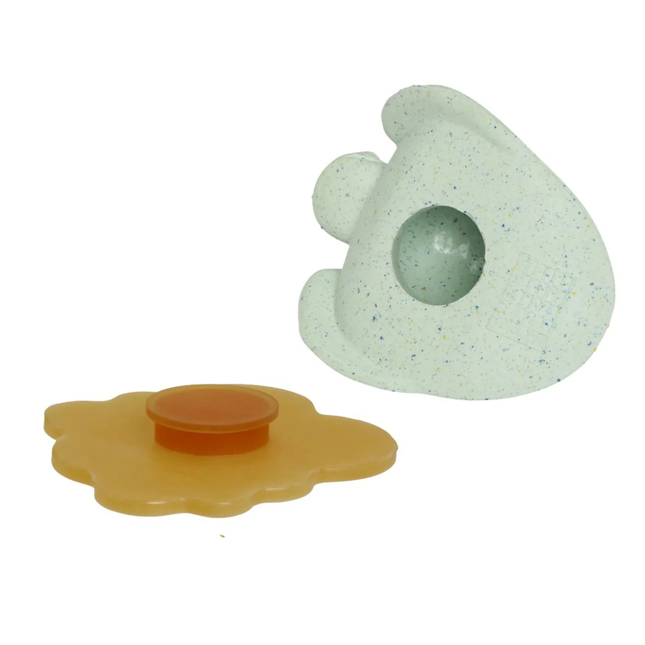 Hevea Squeeze'n'Splash Whale & Turtle - Frosty White & Sage 