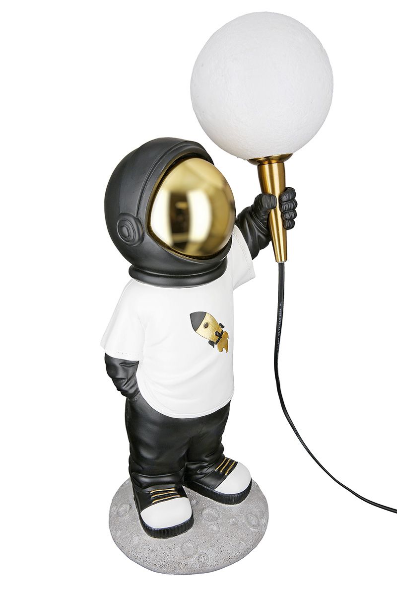 Gilde Handwerk LED Leuchte/Figur Astronaut "Apollo" 