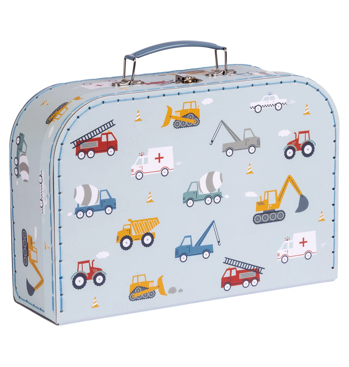 A Little Lovely Company Kofferset Fahrzeuge