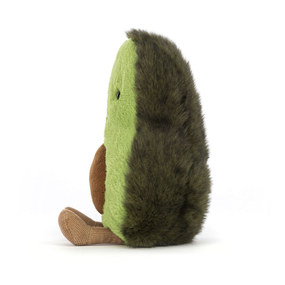 Jellycat Amuseables Avocado - 20cm, süße Avocado aus Plüsch, liebevoll gestaltetes Stofftier für Kinder, ideal zum Spielen und Verschenken  