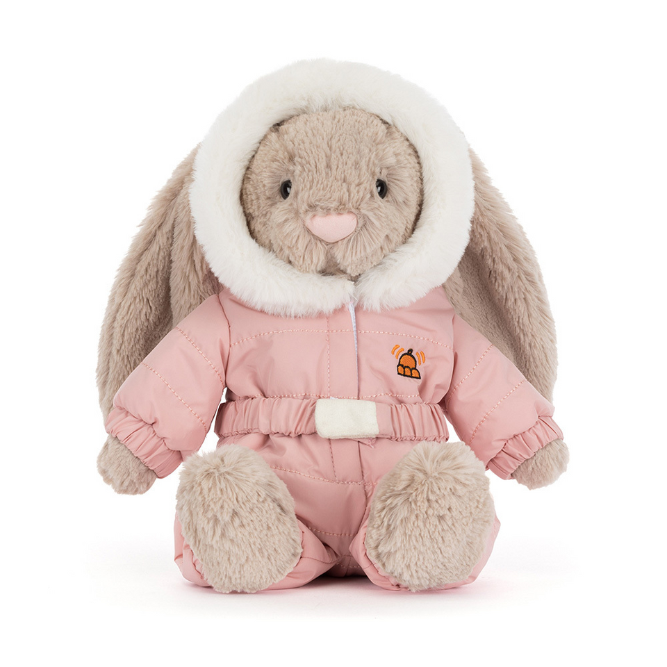 Jellycat Bashful Bunny „Snow Suit“ Christmas Hase mit Schneeanzug 31 cm