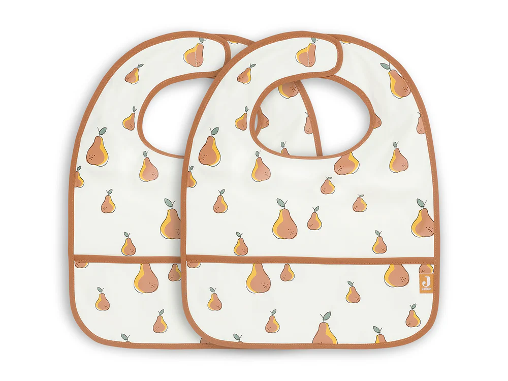 Jollein  Lätzchen Wasserdicht Pear - 2 Stück