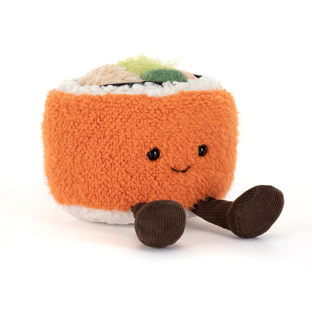 Jellycat Amuseables Codhi Californian Roll - Sushi 9cm x 9cm x 8cm