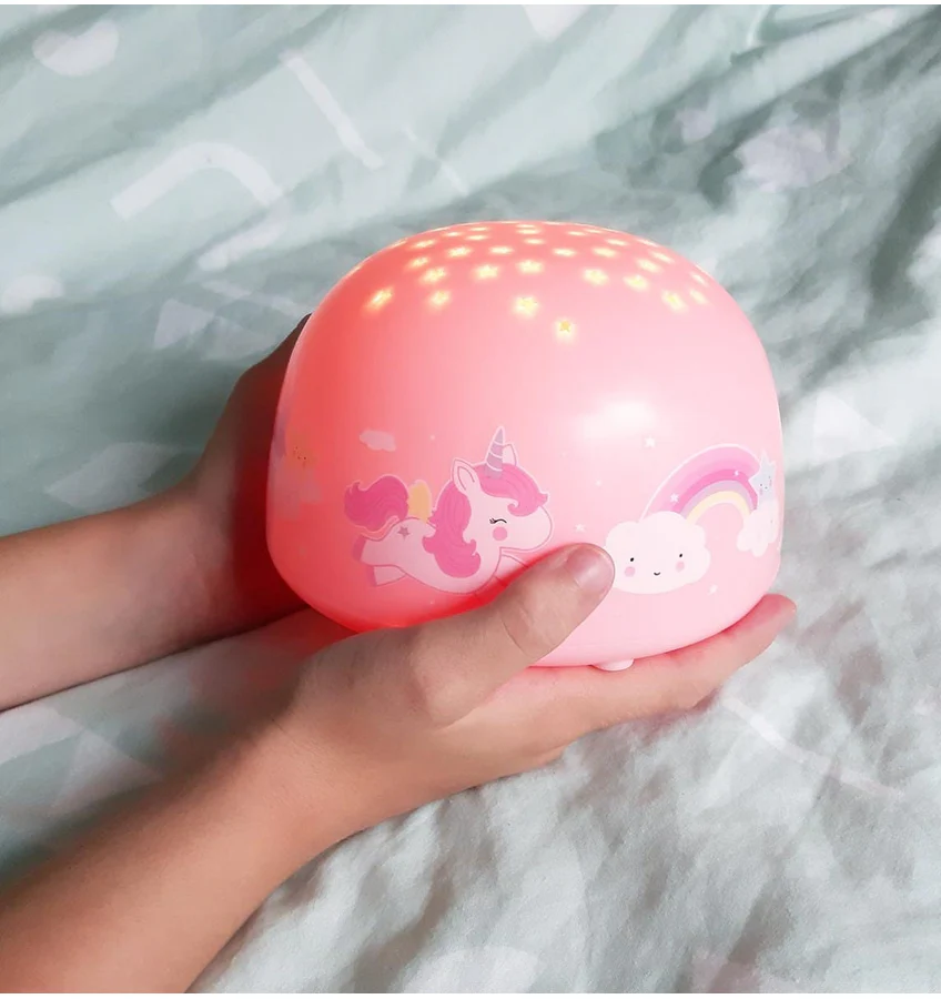 A Little Lovely Company Projektorlampe: Einhorn