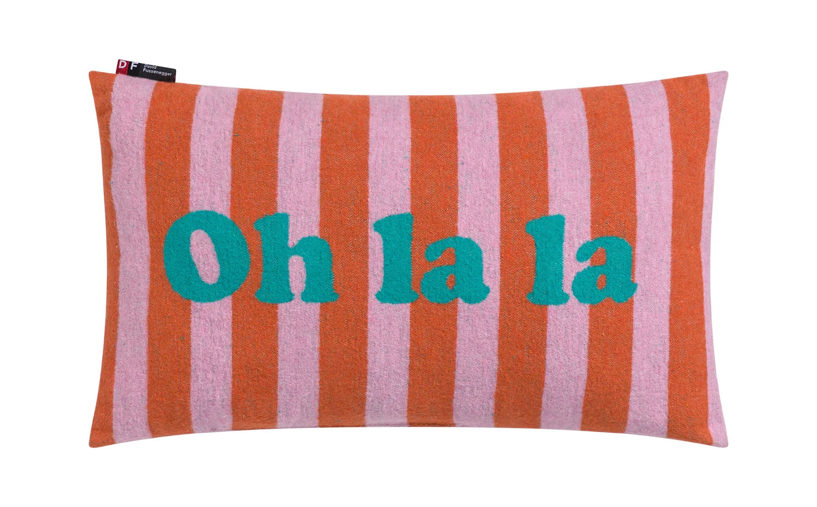David Fussenegger Kissen Silvretta „Oh la la“ inkl. Füllung (GRS) Dunkelorange 50x30cm