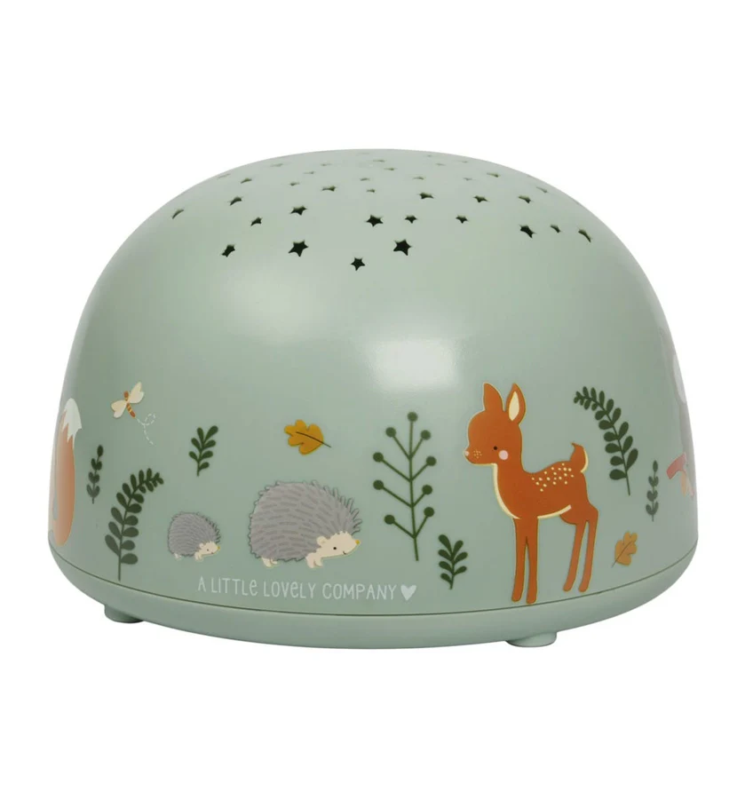 A Little Lovely Company Projektorlampe: Waldfreunde
