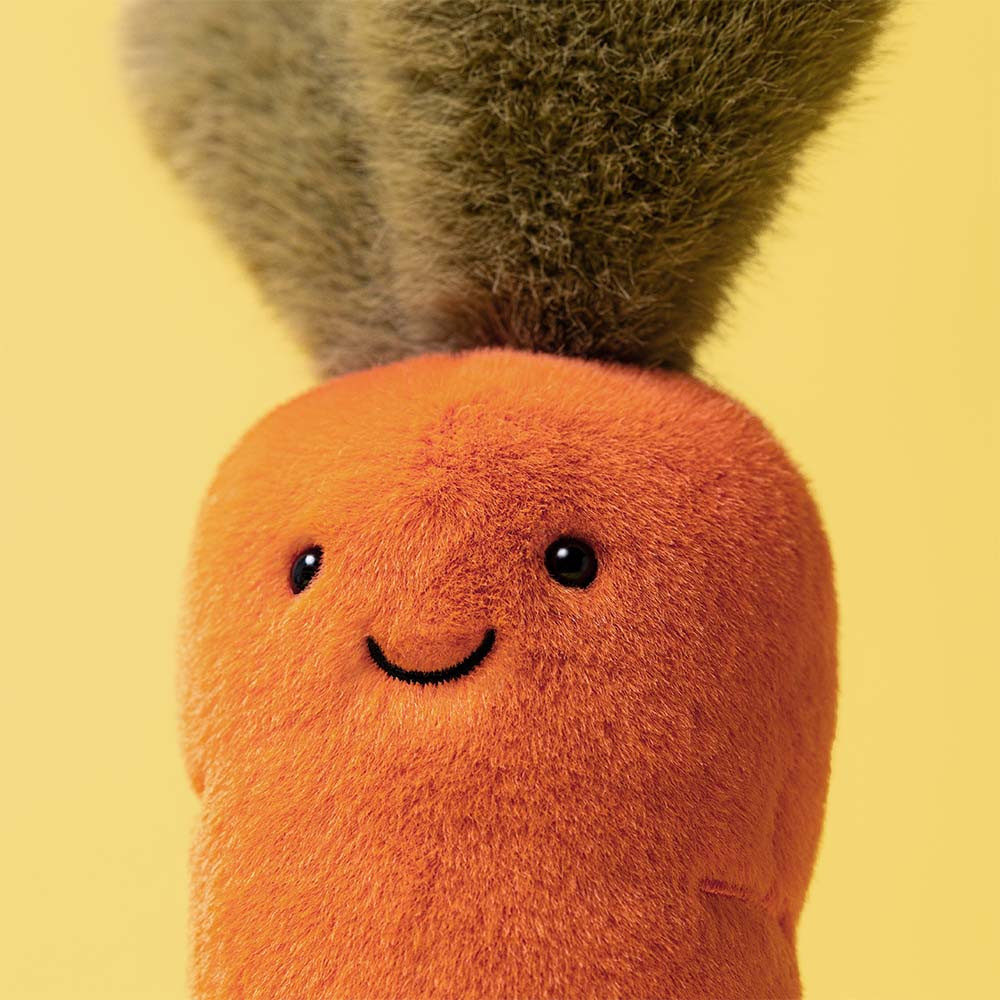Jellycat Amuseables Carrot - Lustige Karotte 28cm x 6cm x 6cm