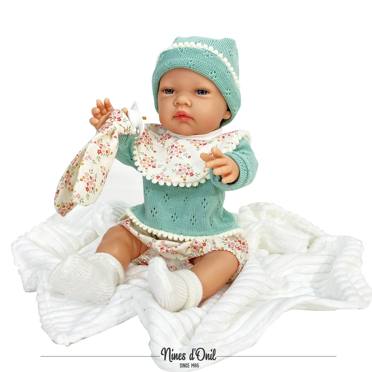 Nines d'Onil Puppe Recien Nacodo Mint - Babypuppe 
