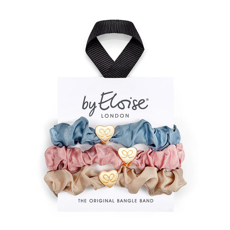 ByEloise Subtle Silks Scrunchie Haargummi Set Seide 